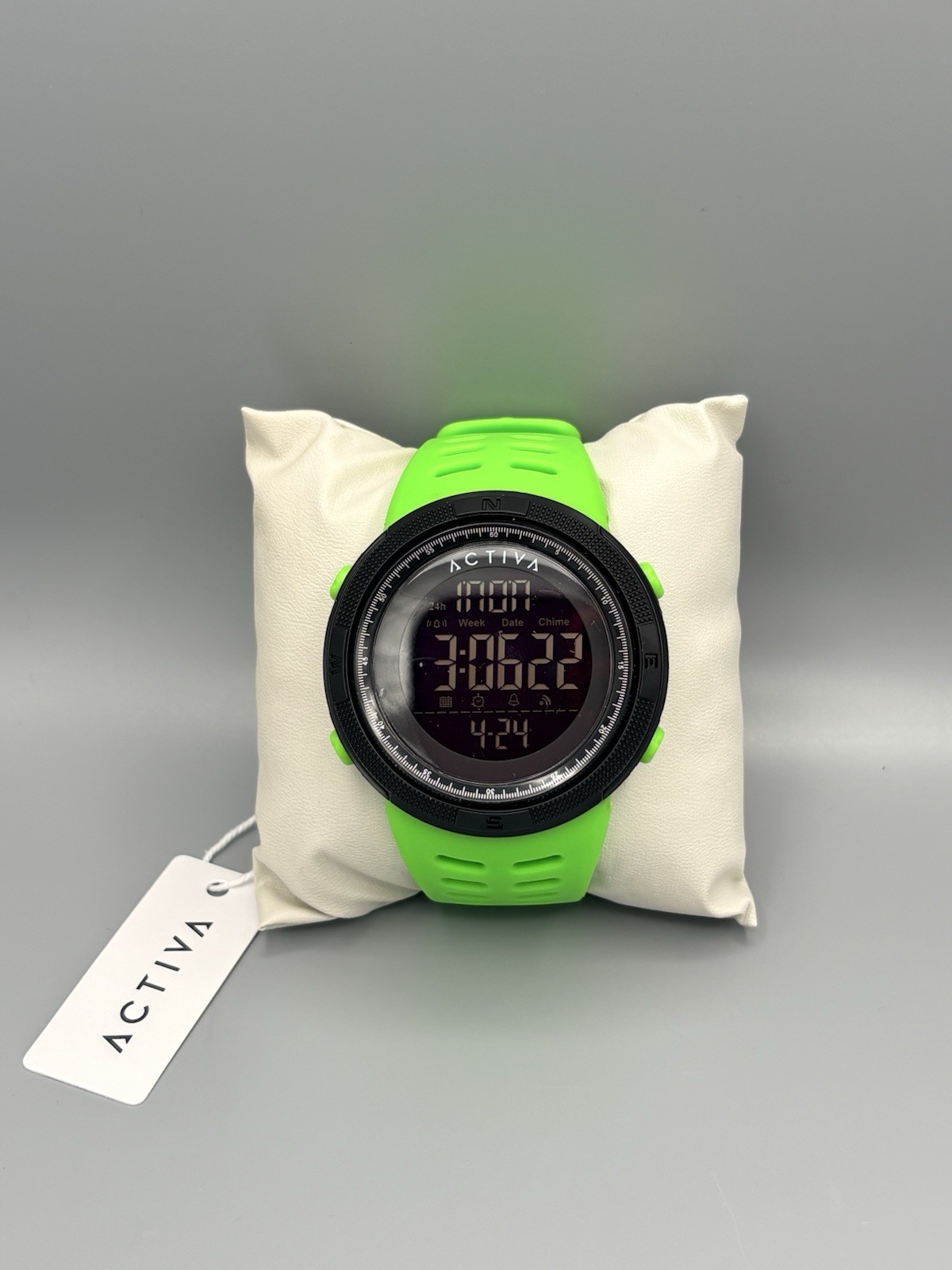 Activa X Invicta ACW1915-005 Men’s 50mm Digital Watch Green Black New Tag