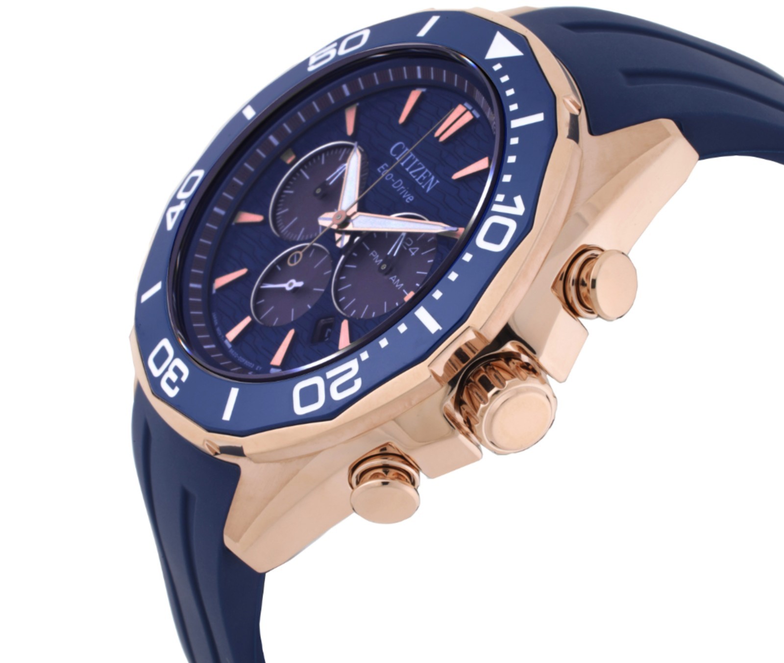 Citizen Men’s Endeavor Chronograph Quartz Blue Dial Watch – CA4733-00L NEW