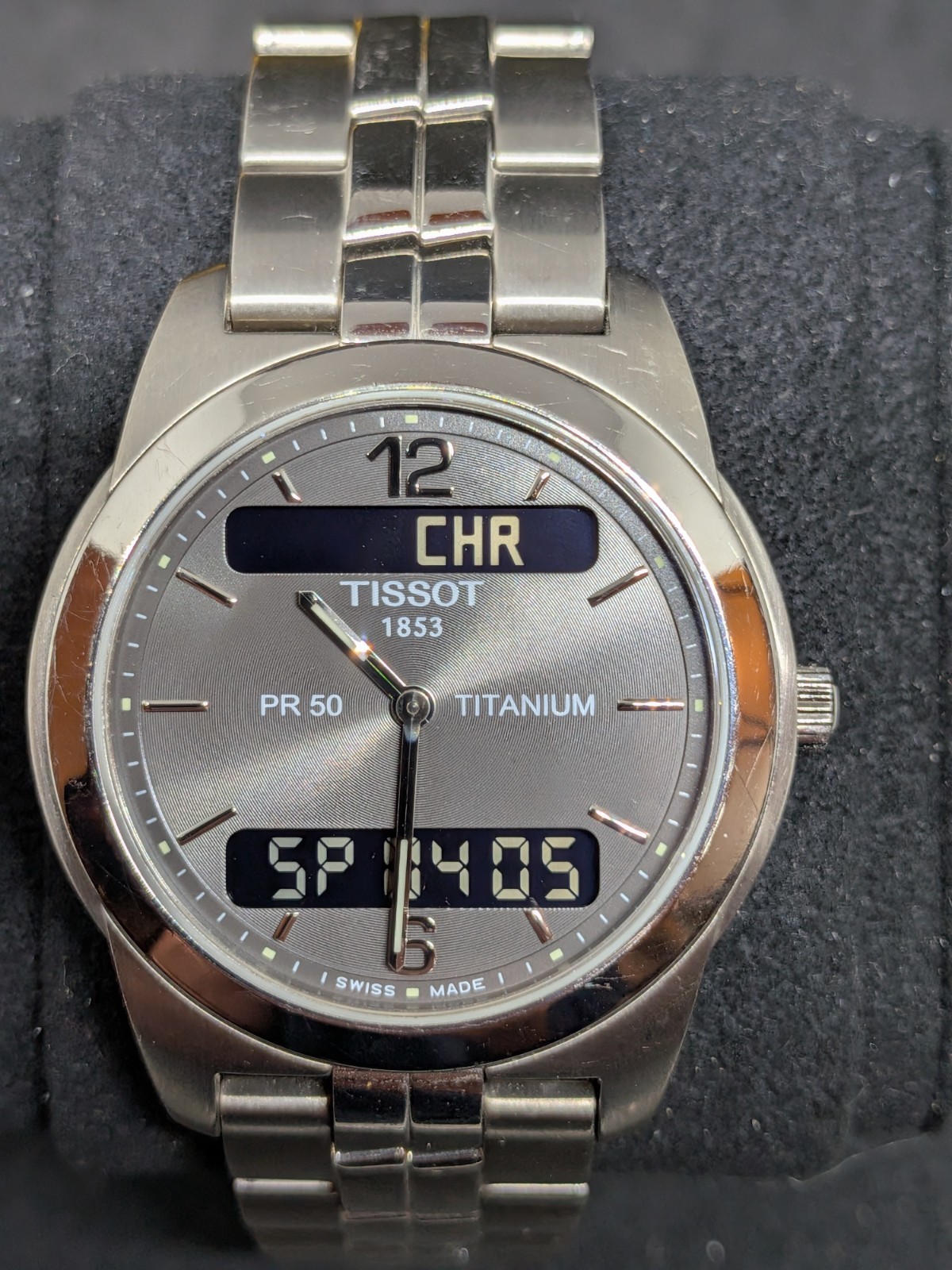 Tissot PR50 Titanium Watch Ref. J390/490 Quartz Working