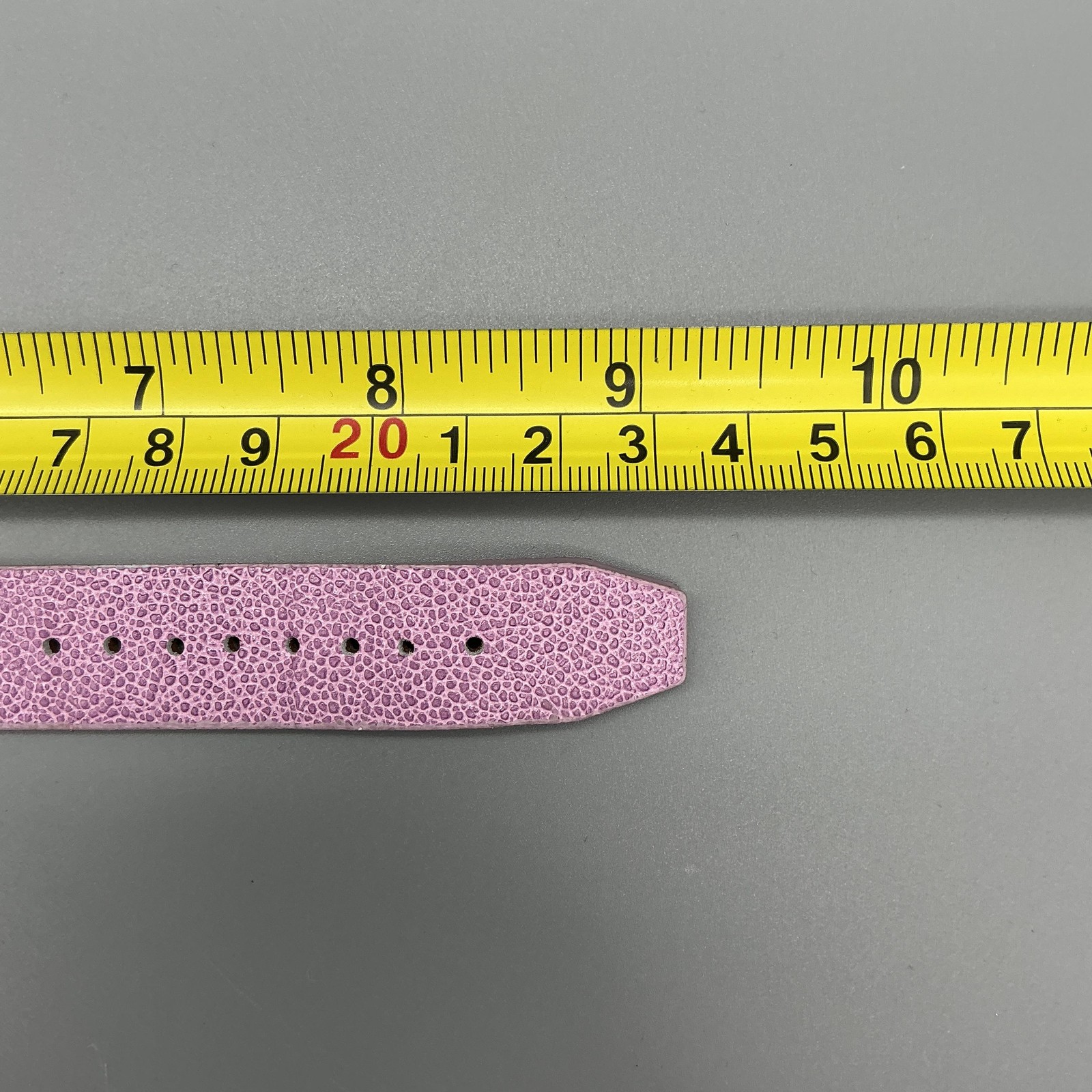 Pastorelli Womens Watch 38mm Purple Dial Pink Leather Strap 30M New Battery