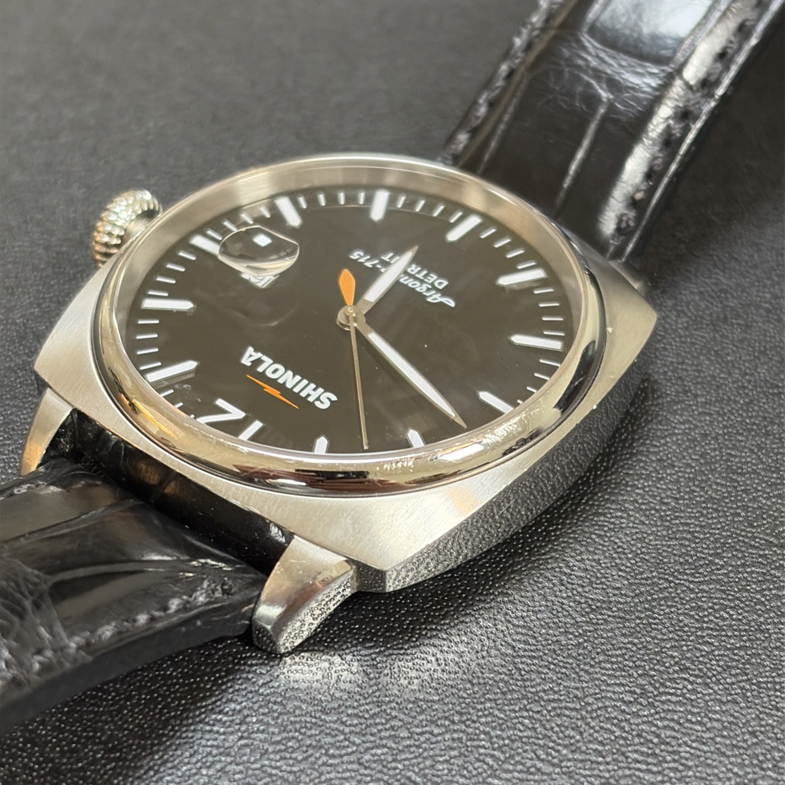 Shinola Brakeman Argonite – black 46mm
