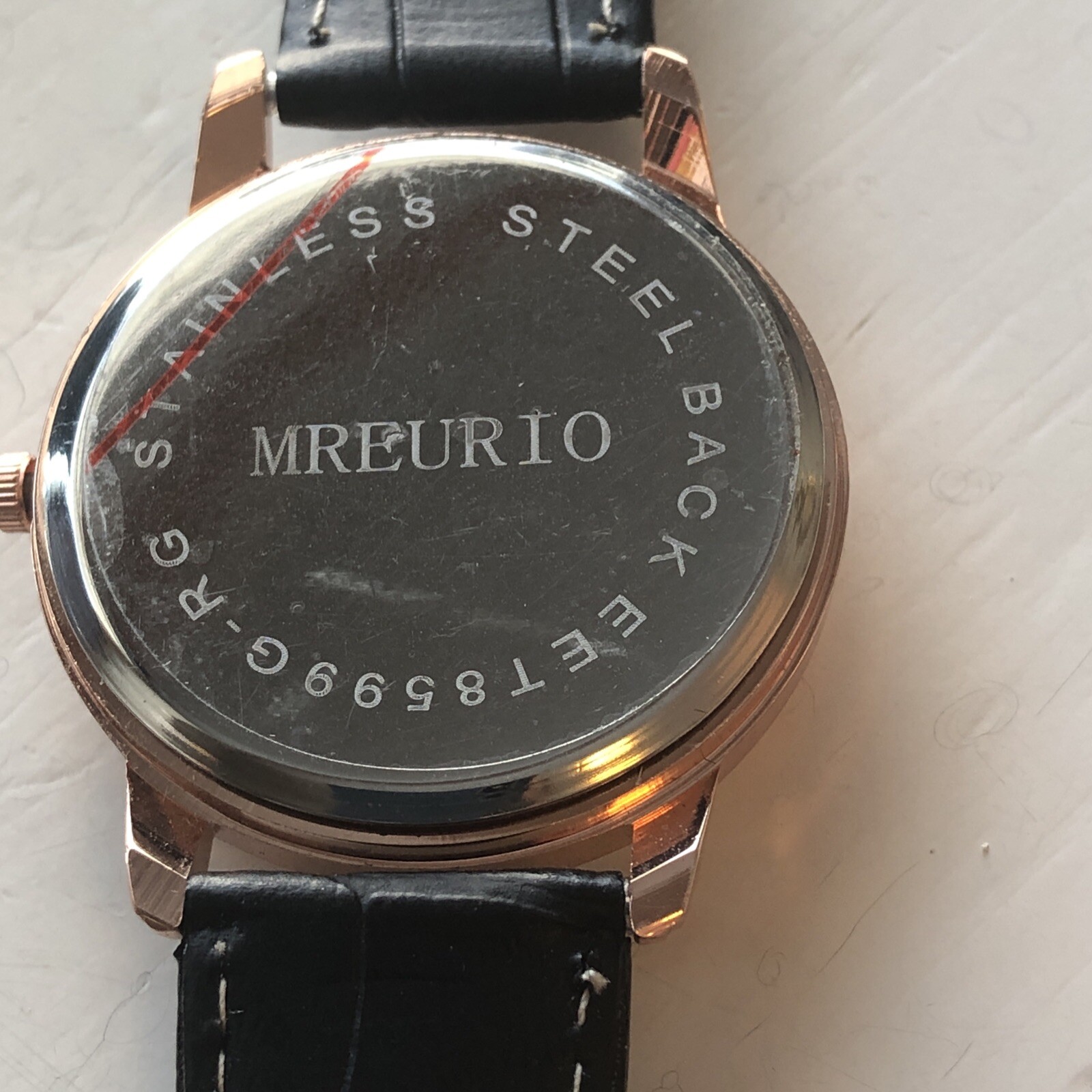 Mreurio Quartz Watch with Leather Bracelet