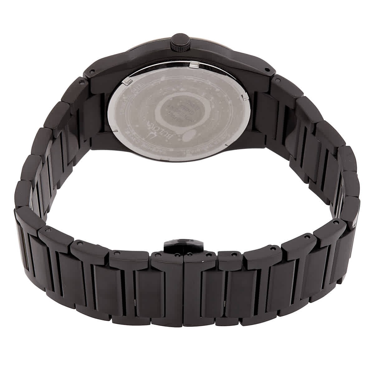 Bulova Millennia Quartz Black Dial Men’s Watch 98A313