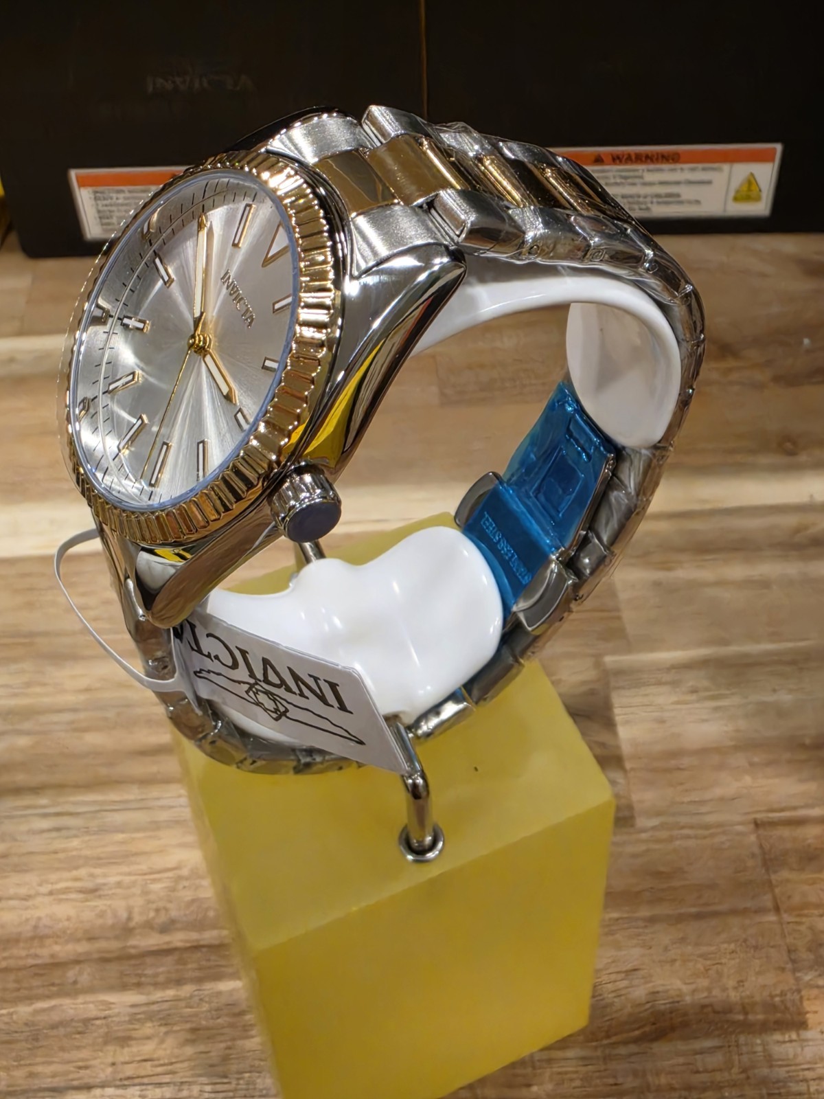 Invicta Celestial Langdon Men’s Watch 40mm 69246 Two Tone Band /Silver Dial New