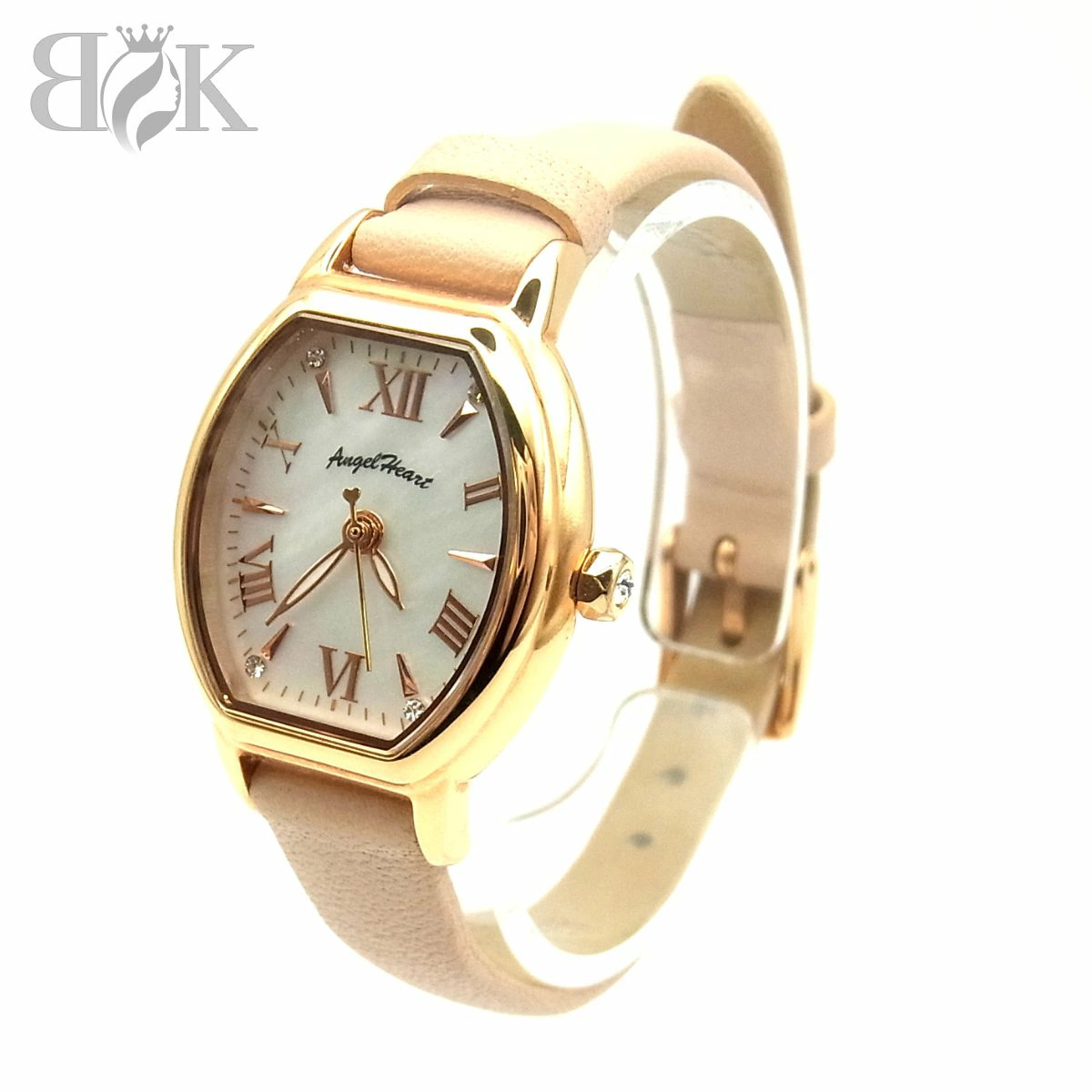 [A1R] Angel Heart LU23 MOP Shell Dial Stone Bezel Solar JDM Ladies [s9w]