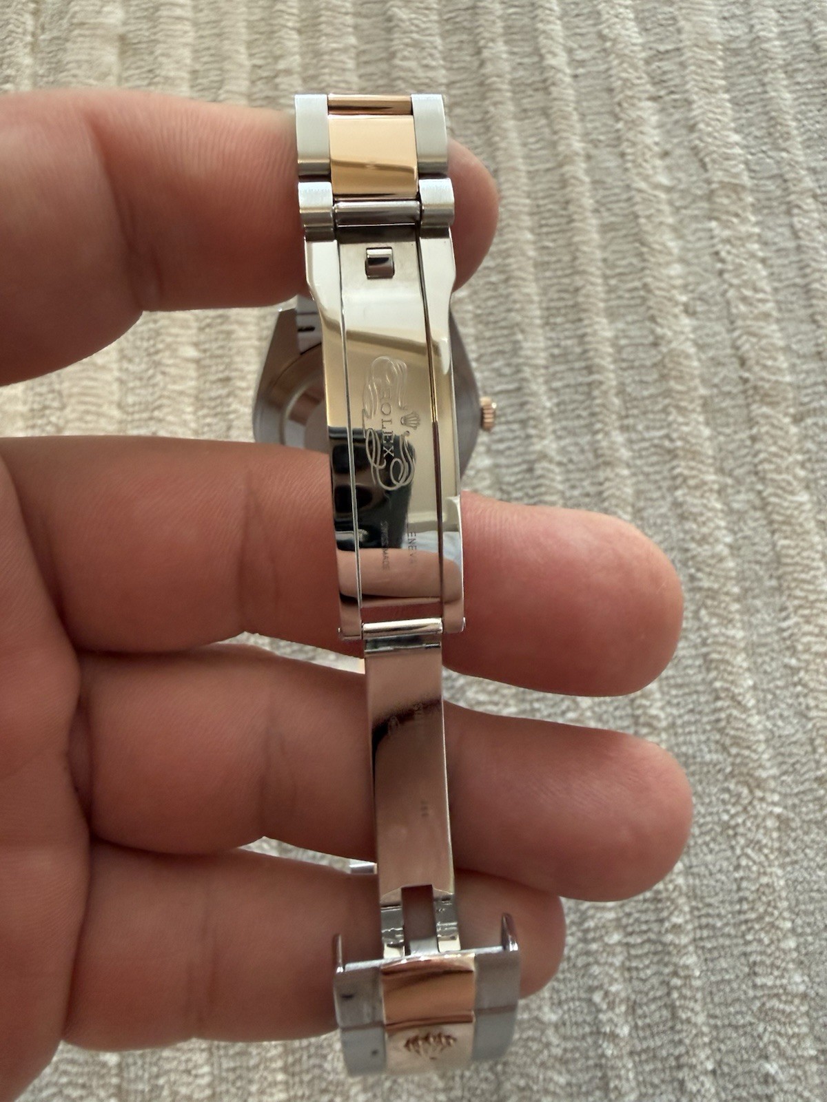 2025 Rolex Datejust Wimbledon 126331 41MM Rose Gold Two-Tone Oyster Box Papers