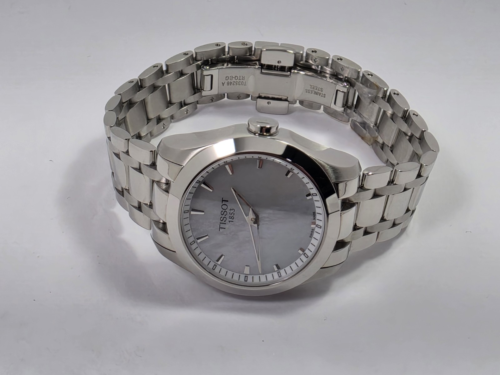 Tissot Couturier Secret Date Quartz Stainless Steel Ladies Watch T0352461111100