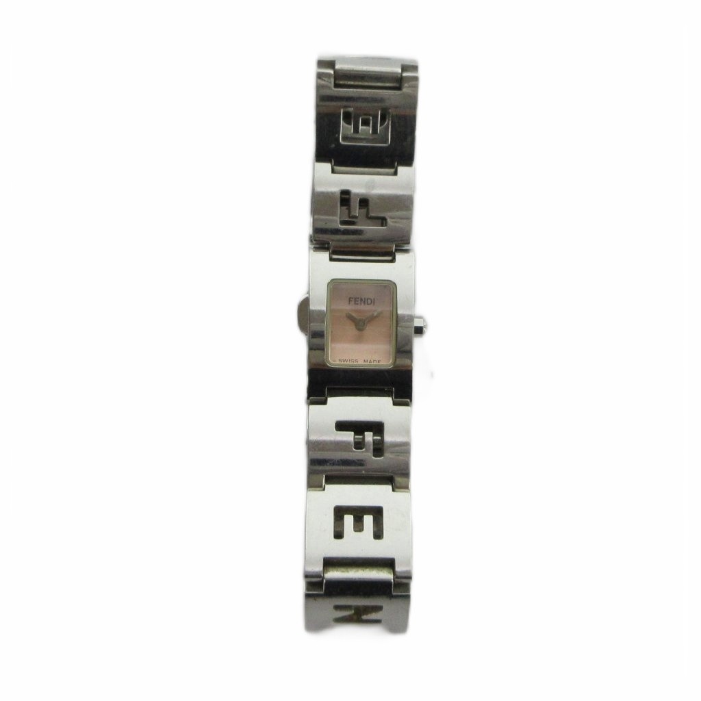 FENDI Stella Quartz Ladies Watch Silver Stainless Steel 17mm AB Condition