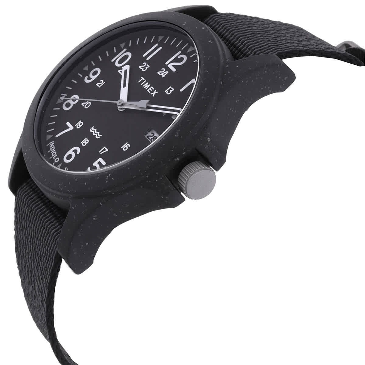 Timex Reclaim Ocean Quartz Black Dial Men’s Watch TW2V81900JR