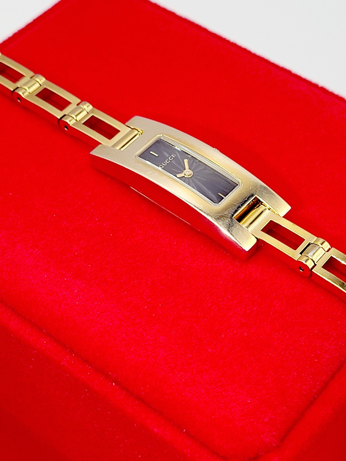 Swiss [WORKS] GUCCI Tank S.Steel Quartz Watch Bracelet