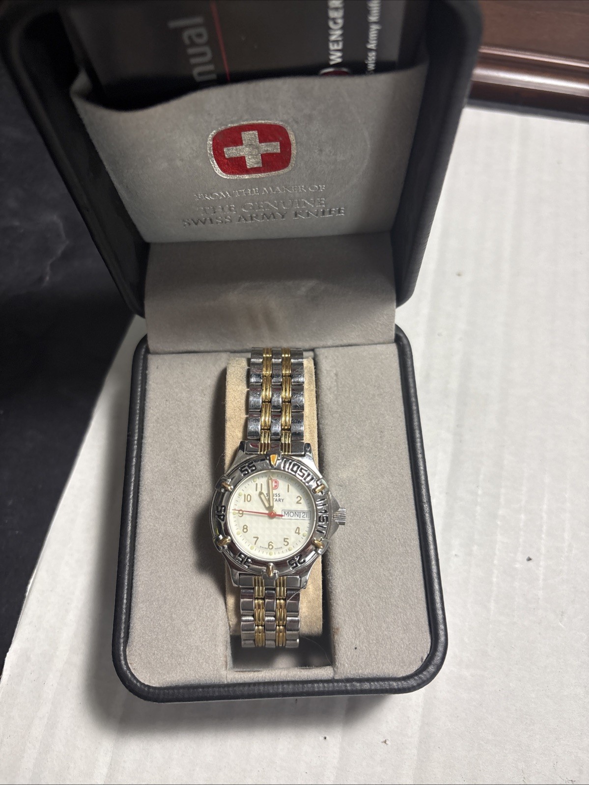 Wenger Women’s Watch Swiss Army Military 79096 Two Tone 29 mm Stainless Steel