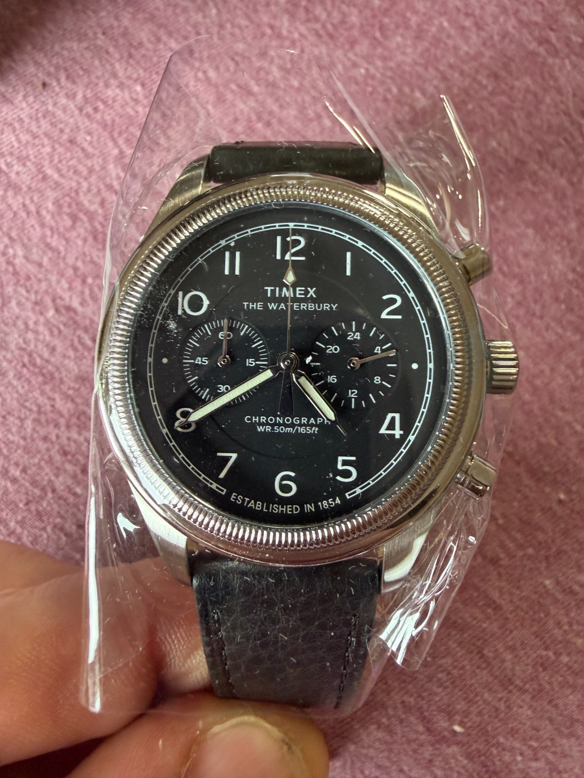 Timex Waterbury Metropolitan Chronograph 41 mm coin-edge bezel version