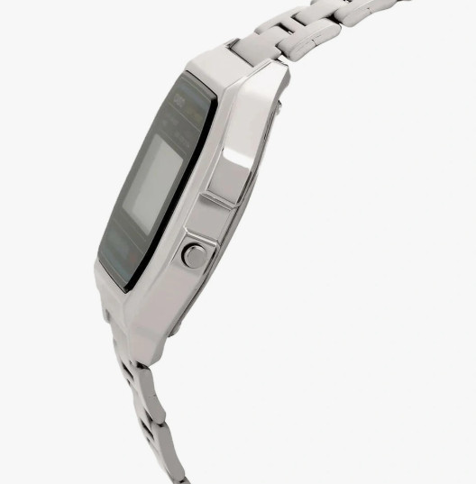 CASIO Vintage Digital Watch A158WA-1 Silver Steel Retro 80s Genuine Brand New