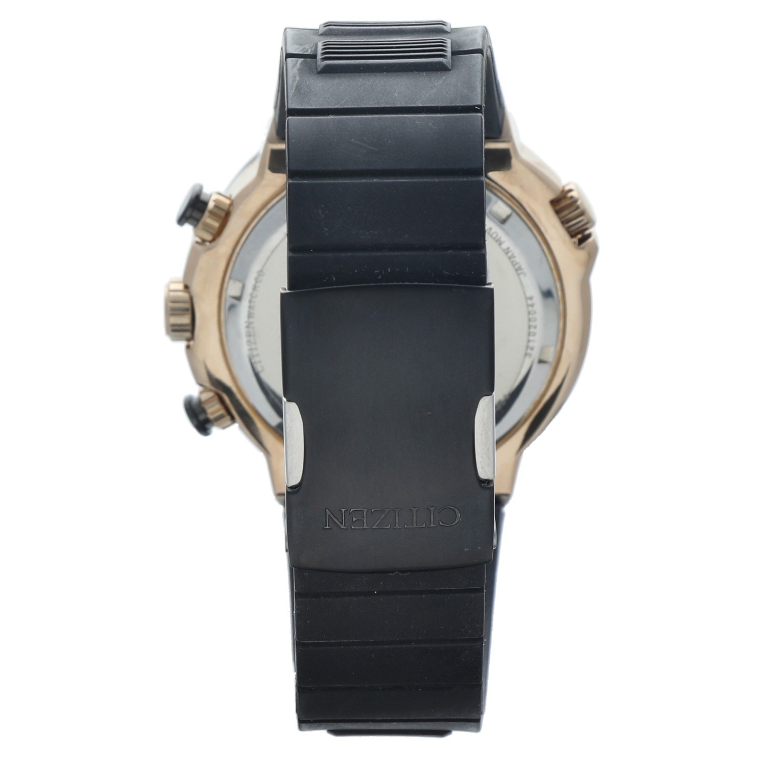Citizen Eco-Drive Endeavor Chronograph Rose Gold 46 mm Steel Rubber Men’s Watch