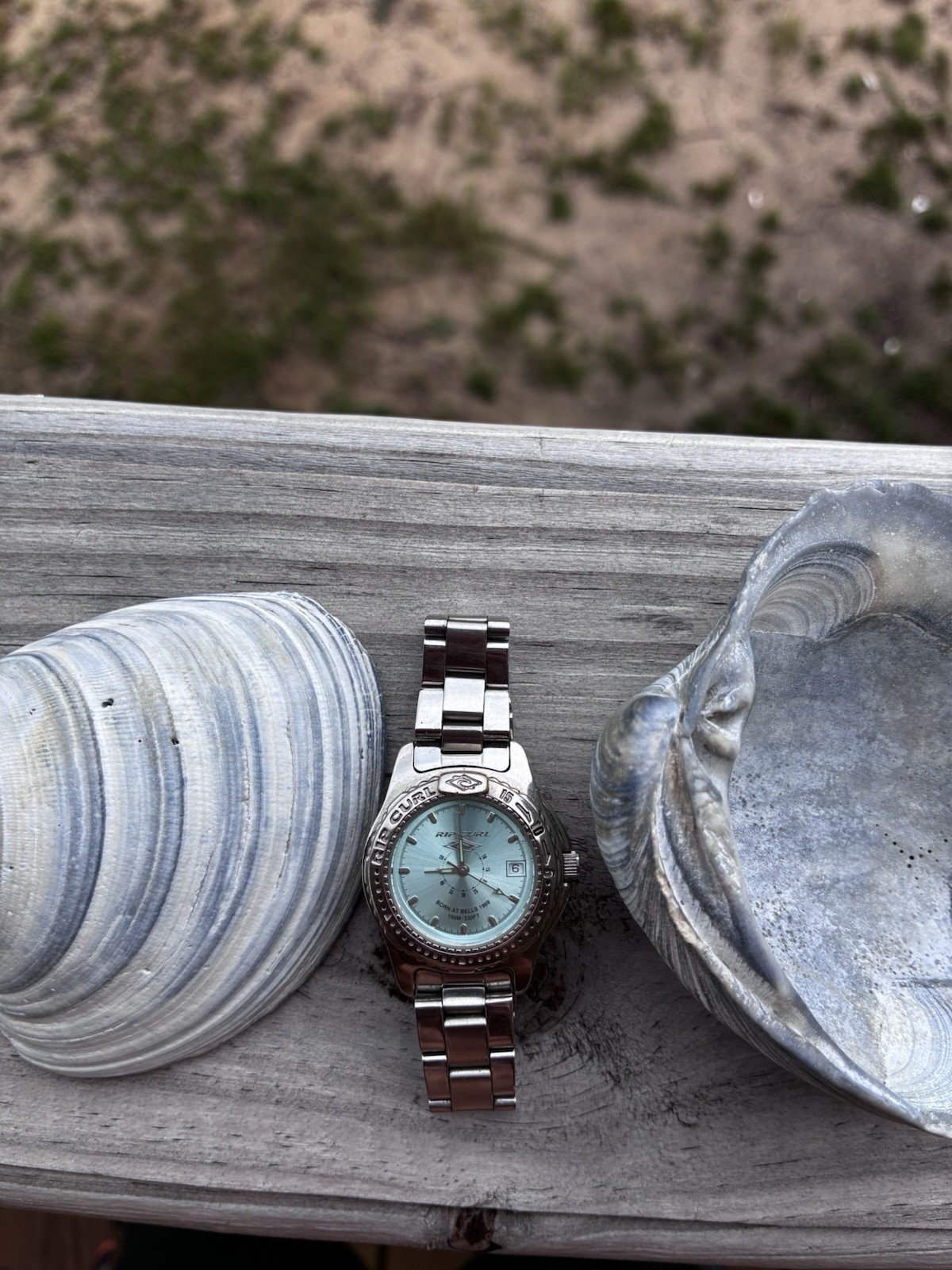 Vintage Rip Curl Born at Bells 1969 Surf Watch – Ice Blue Dial