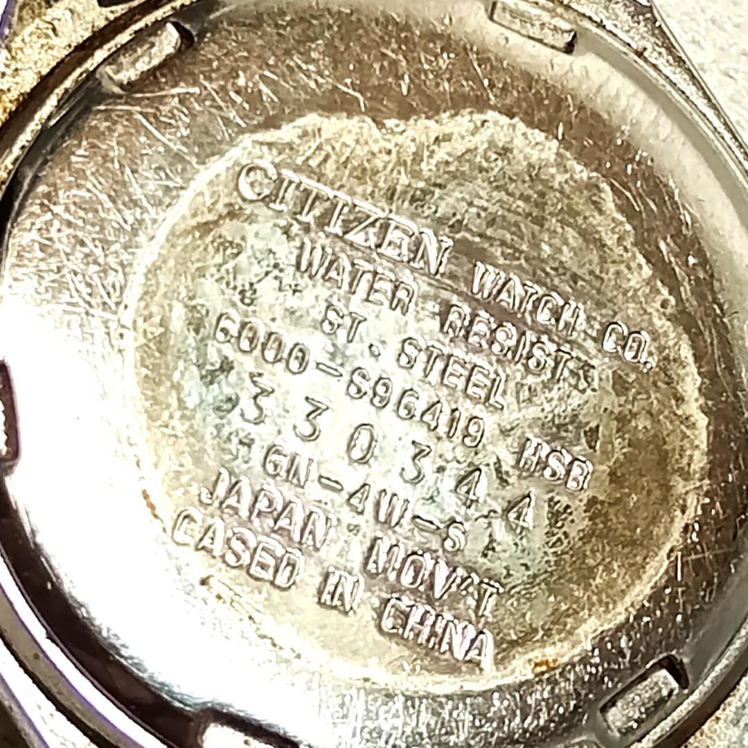 [Working condition, strap replaced] CITIZEN Quartz Watch 6000-S96419