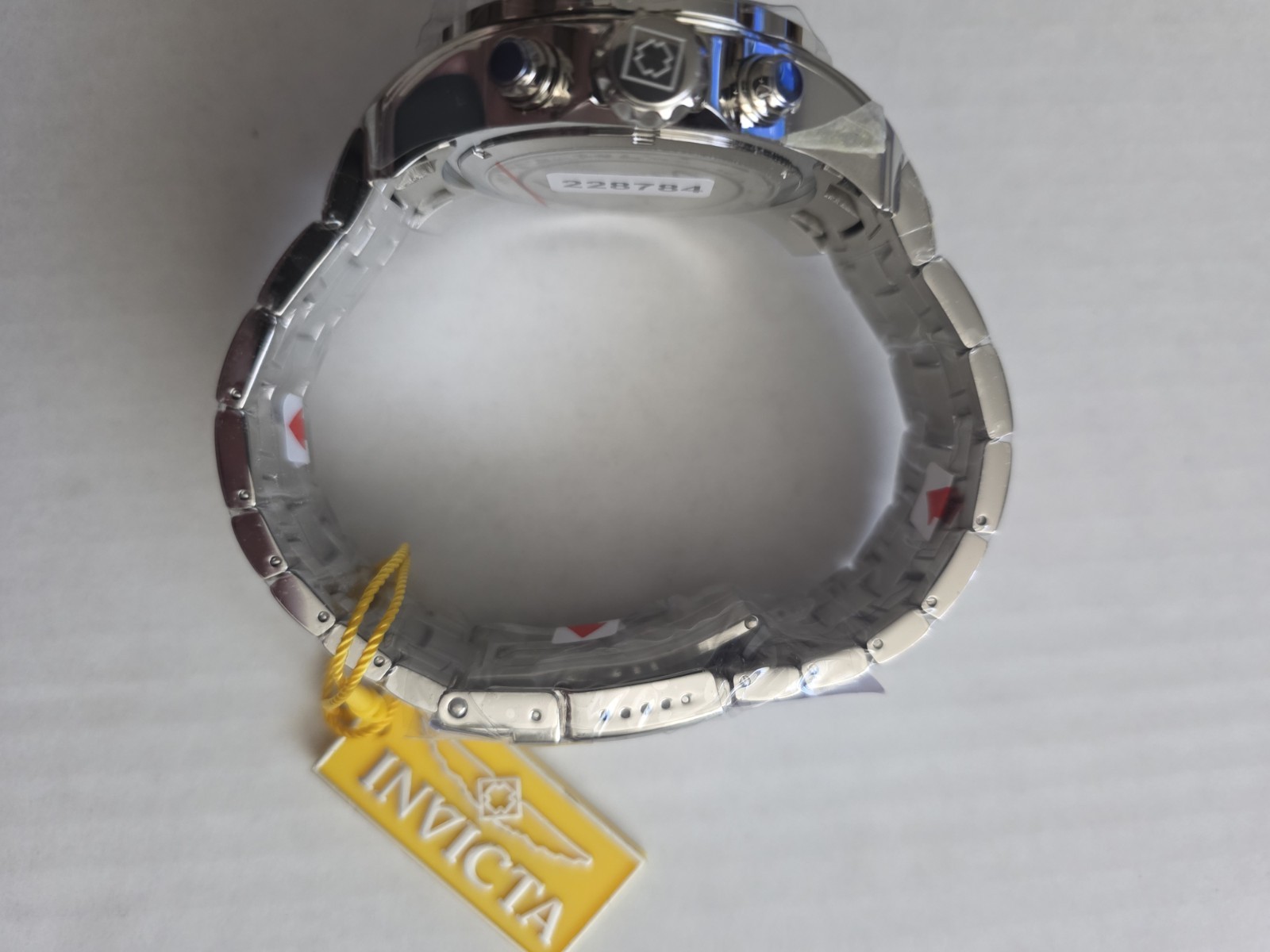 Invicta Pro Diver SCUBA Mens 48mm Silver Black Dial Chronograph Steel Watch 0069