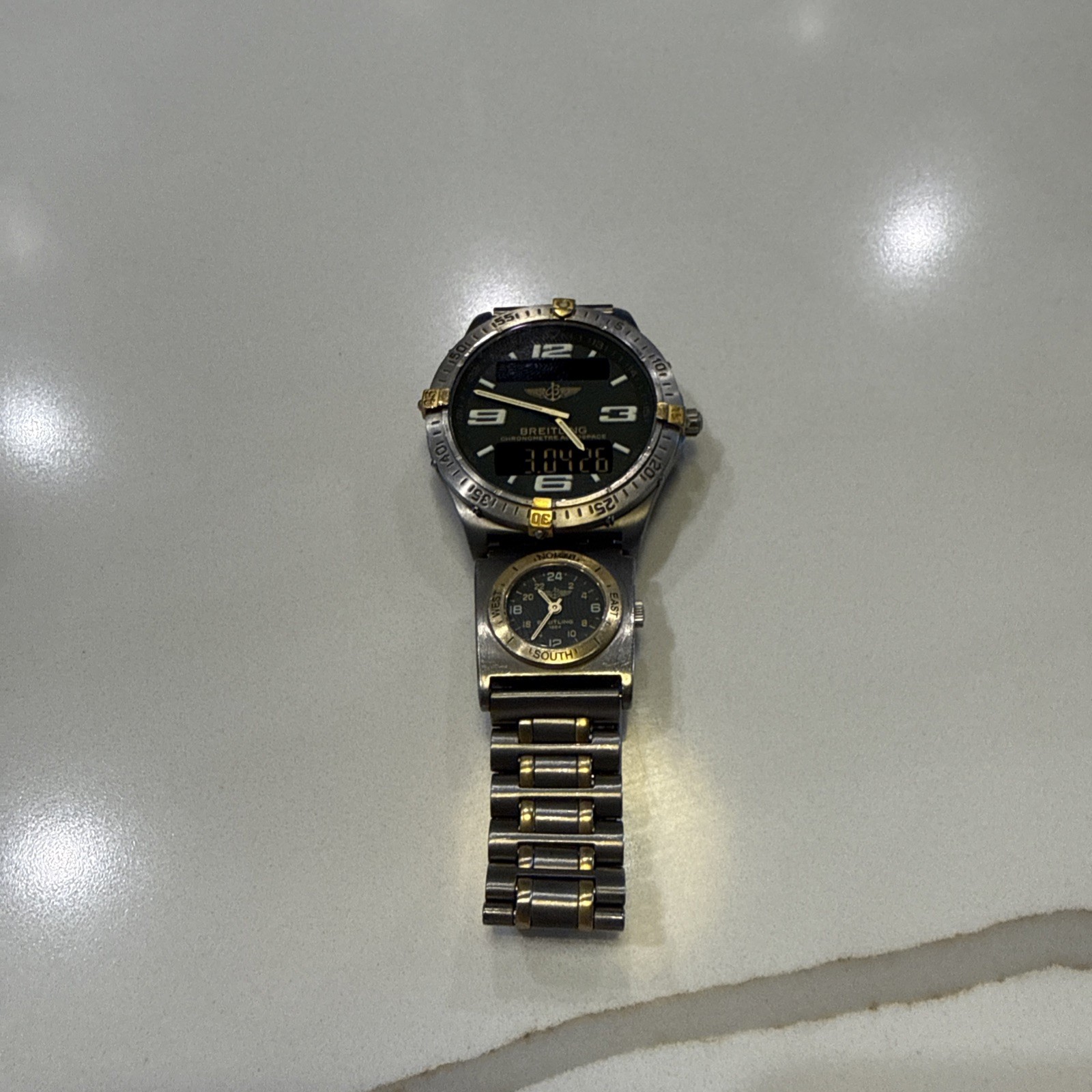 Breitling Aerospace Chrono Titanium & 18K Gold | F75362+F70172 | Box & Papers