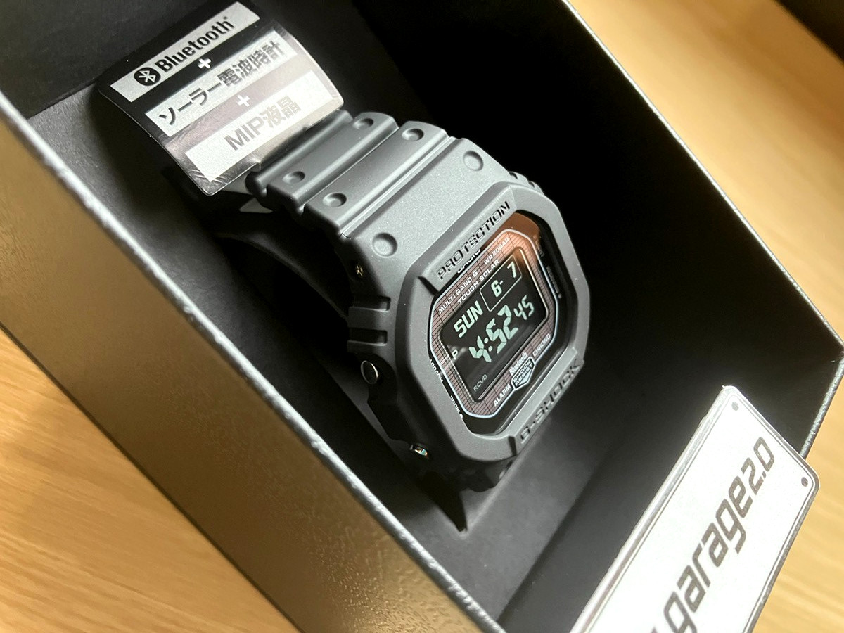Casio G-Shock GW-BX5600-1A1JF Bluetooth Solar Radio Black Square Authentic JDM