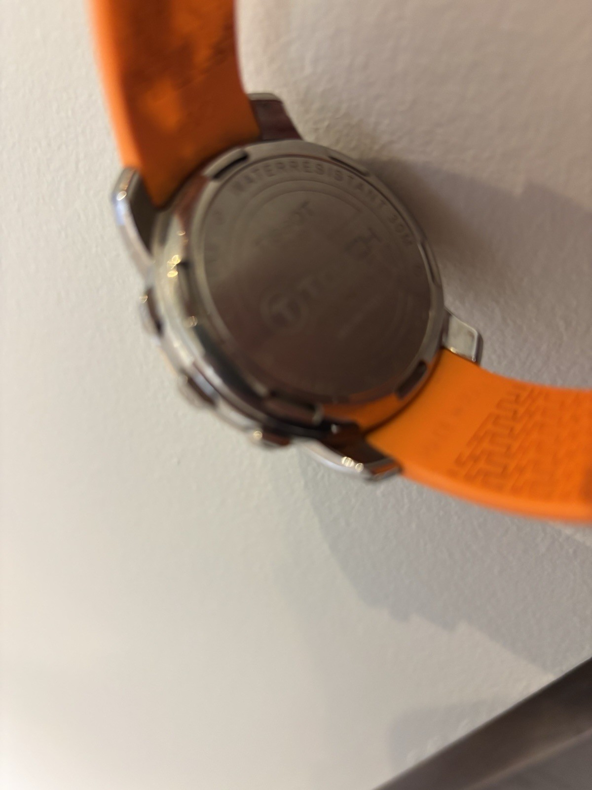 Tissot T-Touch Men’s Analog/Digital Quartz Compass Altimeter Orange Strap