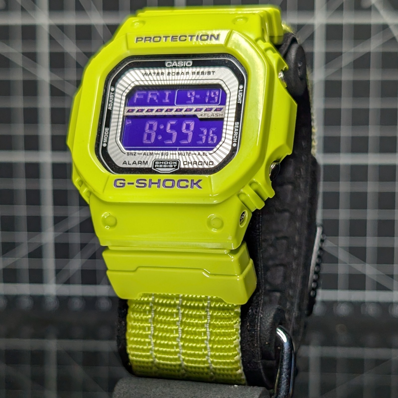 Casio G-Shock GLS-5600 Low Temp (-20°c) Resist Square Green Purple GLS-5600V-3