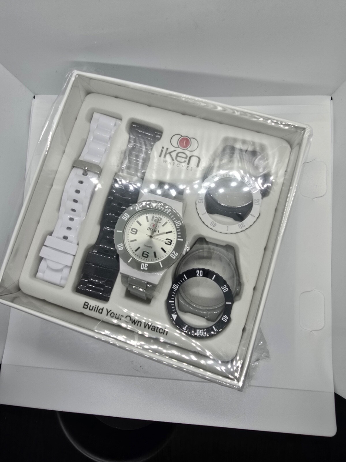 Iken Watch Build Your Own Watch Over 80 Combinations Quartz Black White Gray
