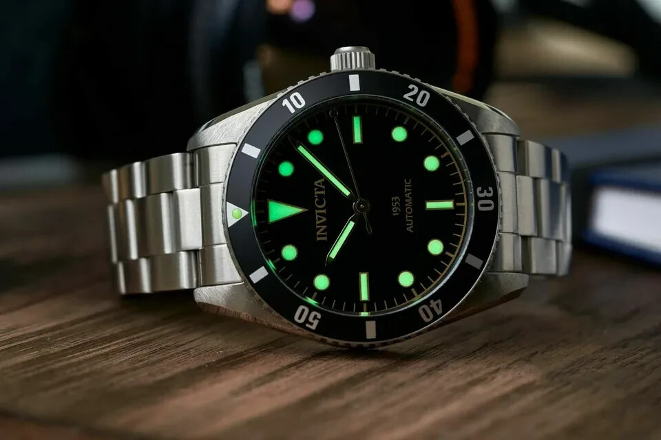RARE NEW Invicta Men’s 40mm 1953 PRO DIVER AUTOMATIC NH35A BLACK DIAL SS Watch