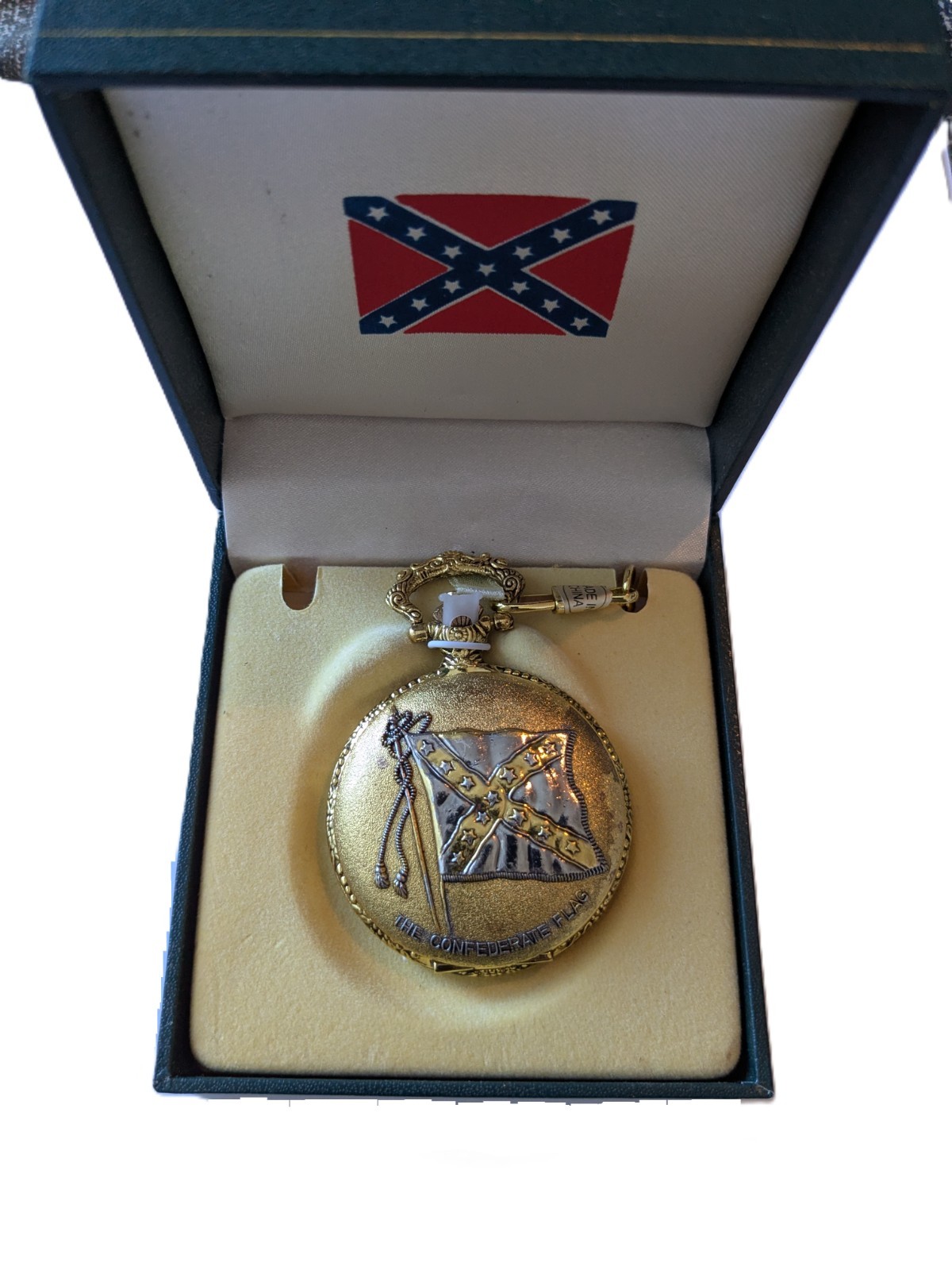 Civil War Replica Gold Tone Pocket Watch