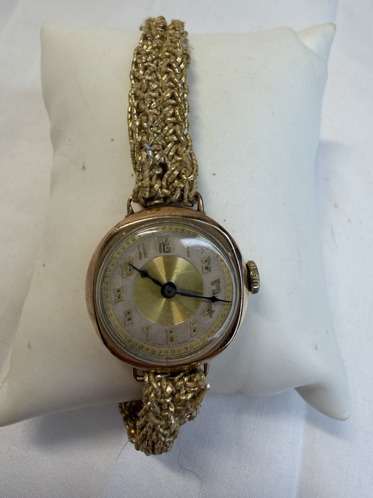 Vintage 1920s Catchecase Women’s Watch 9ct Solid Gold 20mm 7g Gold Weight