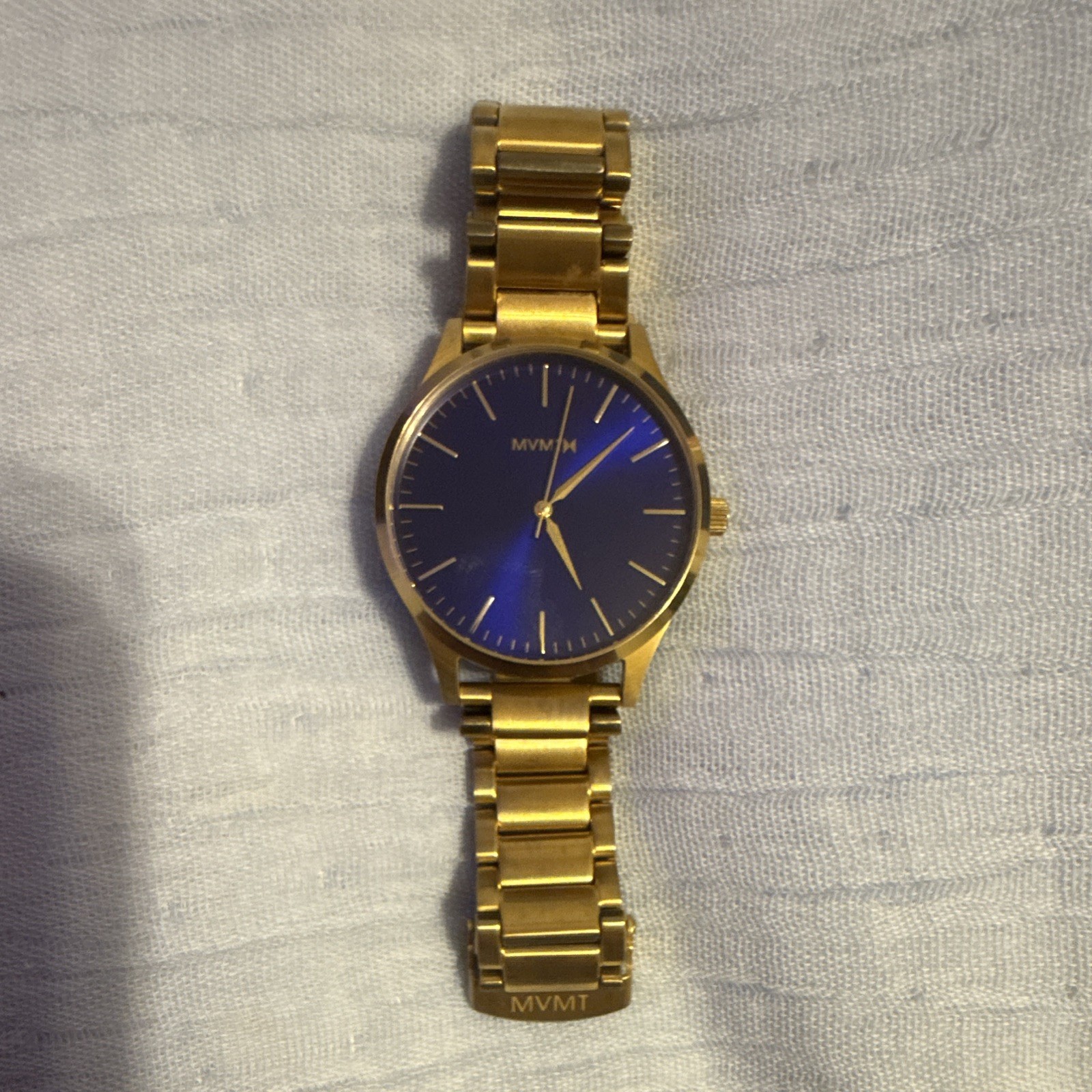 Men’s MVMT Gold Watch with Blue Dial
