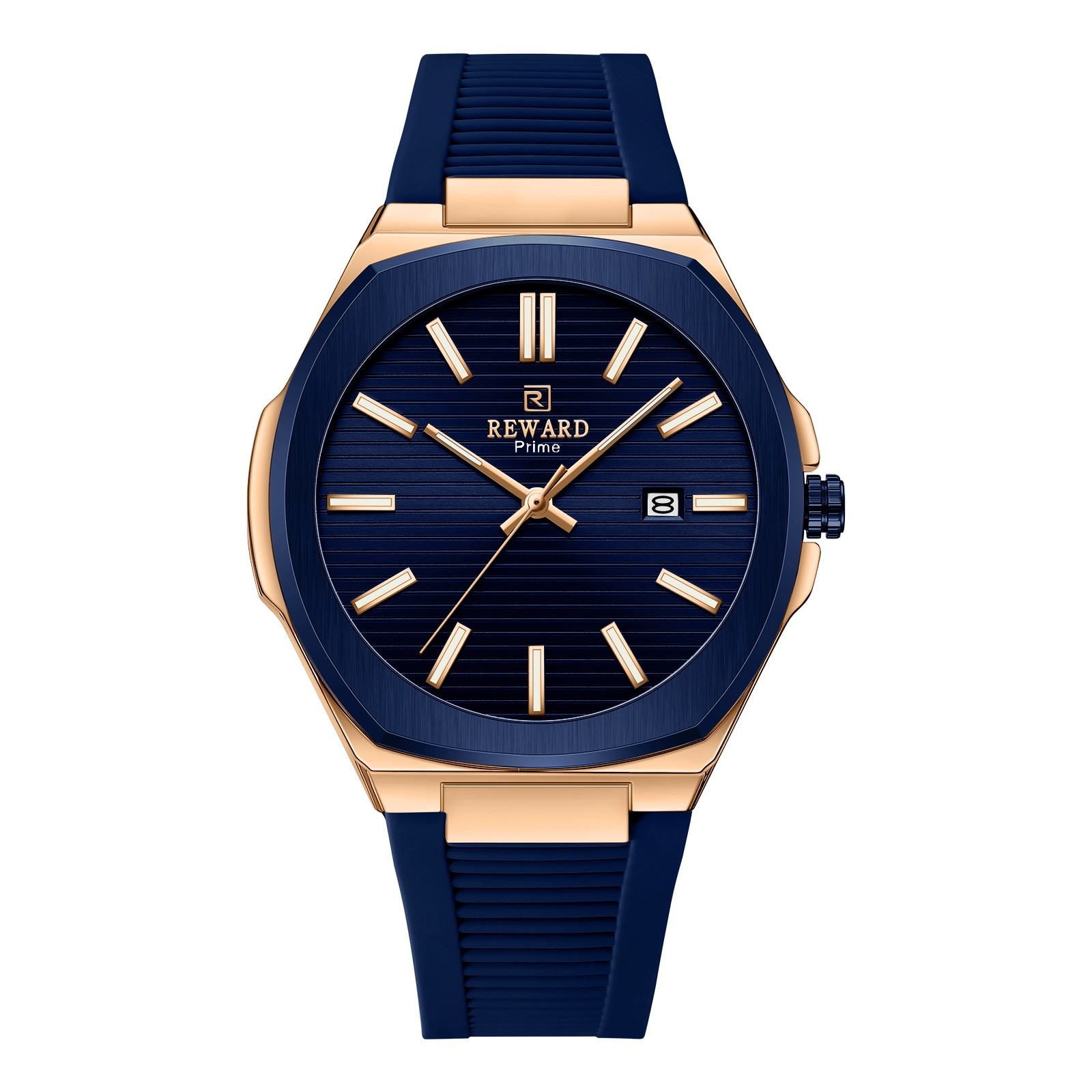 REWARD Men’s Business Luminous Waterproof Leisure Calendar Quartz Wristwatch