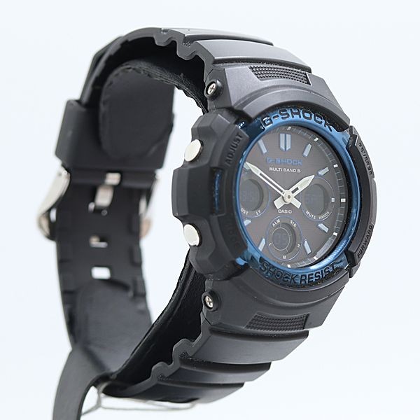 Excellent condition working with box and Casio G Shock AWG M100A radio solar ana