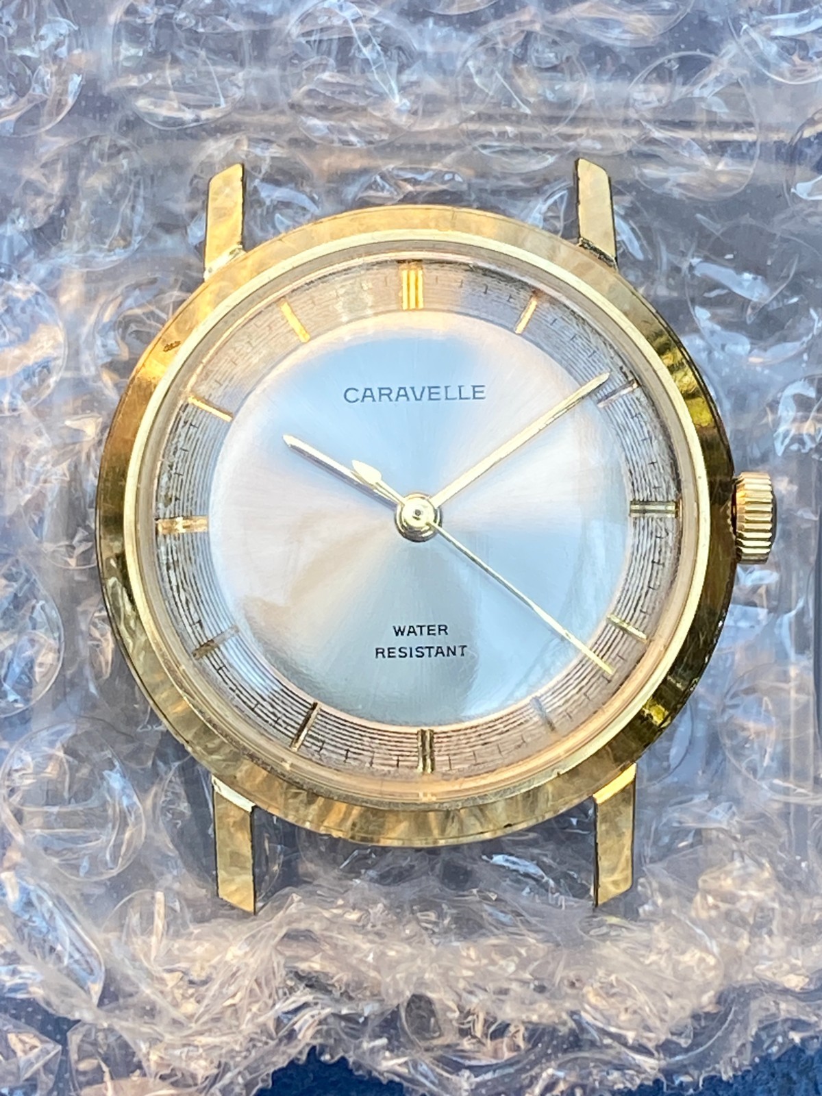 Vintage Caravelle “Polerouter” Manual Wind Gold Plated 11DO 7 Jewels Serviced