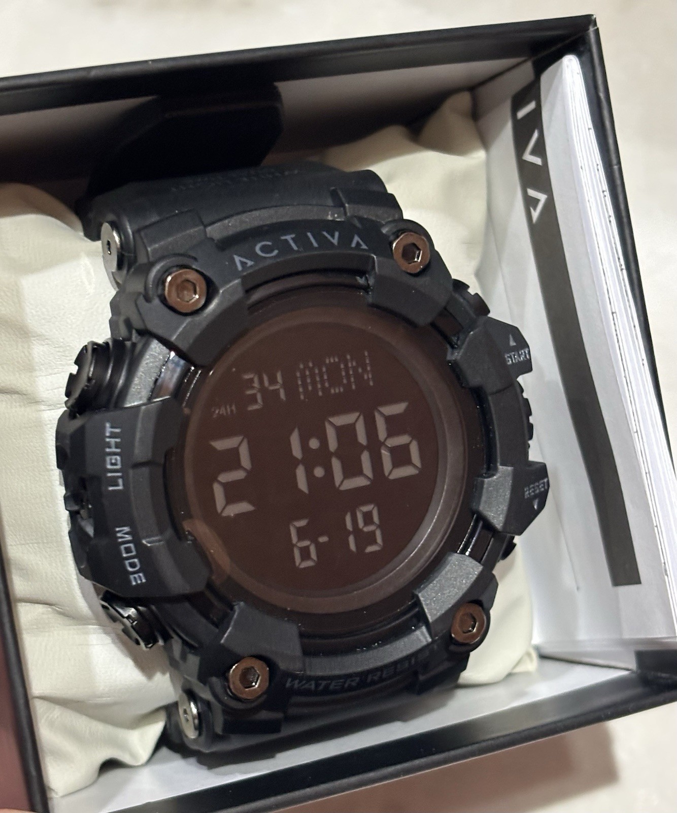 Activa Hexstrike X by Invicta Digital Wristwatch 56mm. Active Outdoors. NEW