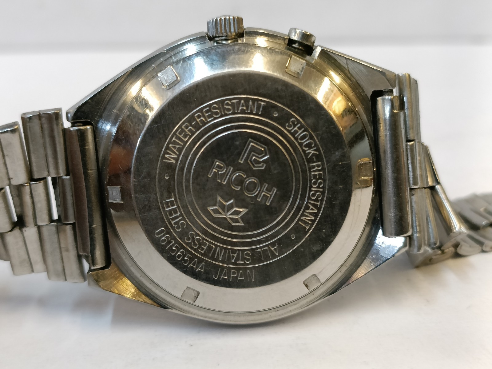 RICOH 21J AUTOMATIC BLUE DIAL 061565AA JAPAN MEN’S WORKING CONDITION