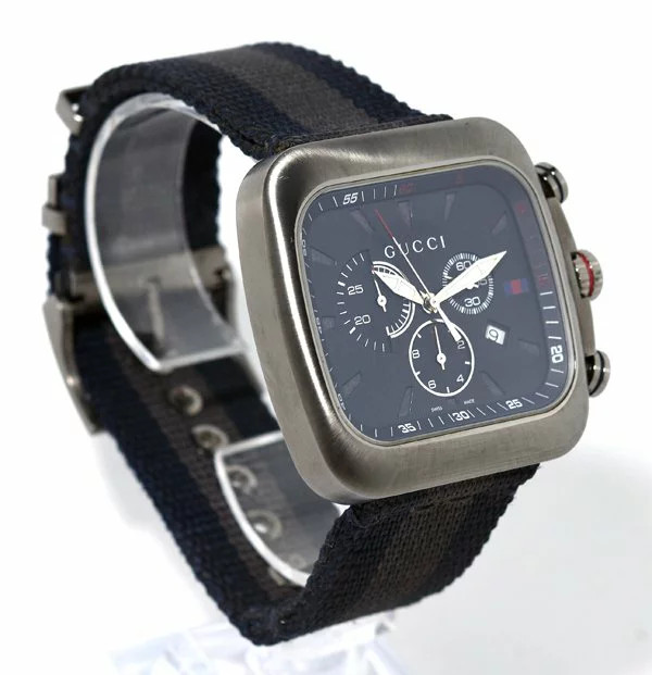 GUCCI Coupe 131.2 YA131202 Men’s Quartz Chronograph Watch Used