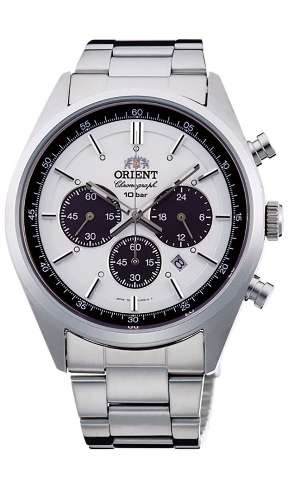 ORIENT NEO70’s Solar Panda Watch WV0041TX Men’s Milky white Made in Japan
