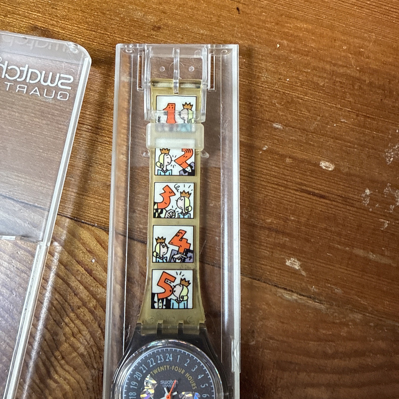 Vintage Swatch Watch 24hr Dial – Never Worn In Case