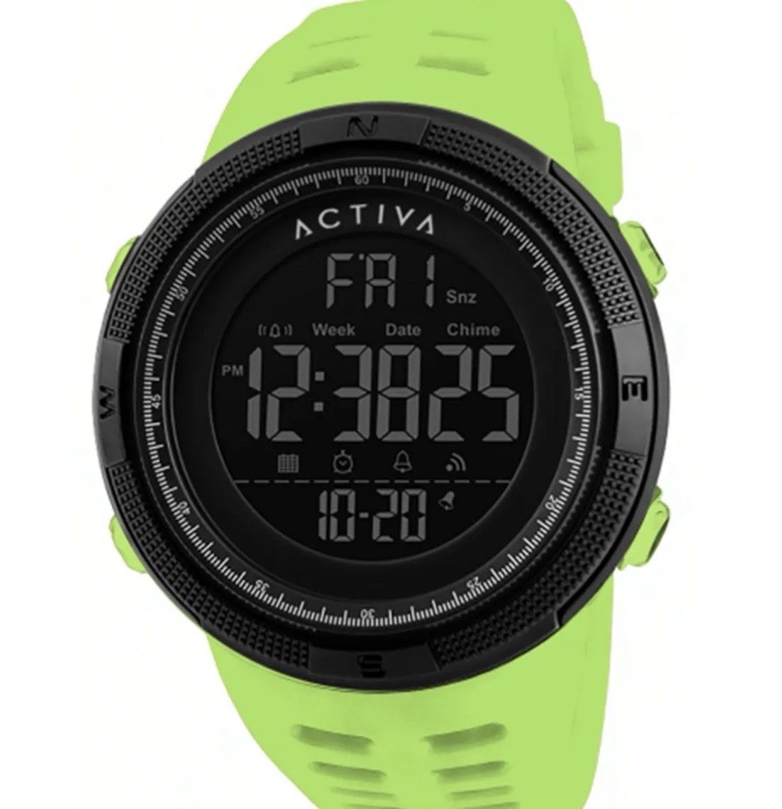 Activa X Invicta 50mm Digital Essentials Mens Watch Green ACW1915-005