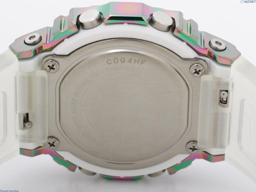 CASIO G SHOCK GM S5640GEM 7JR Rainbow Skeleton Resin Stainless Steel Ladies G SH