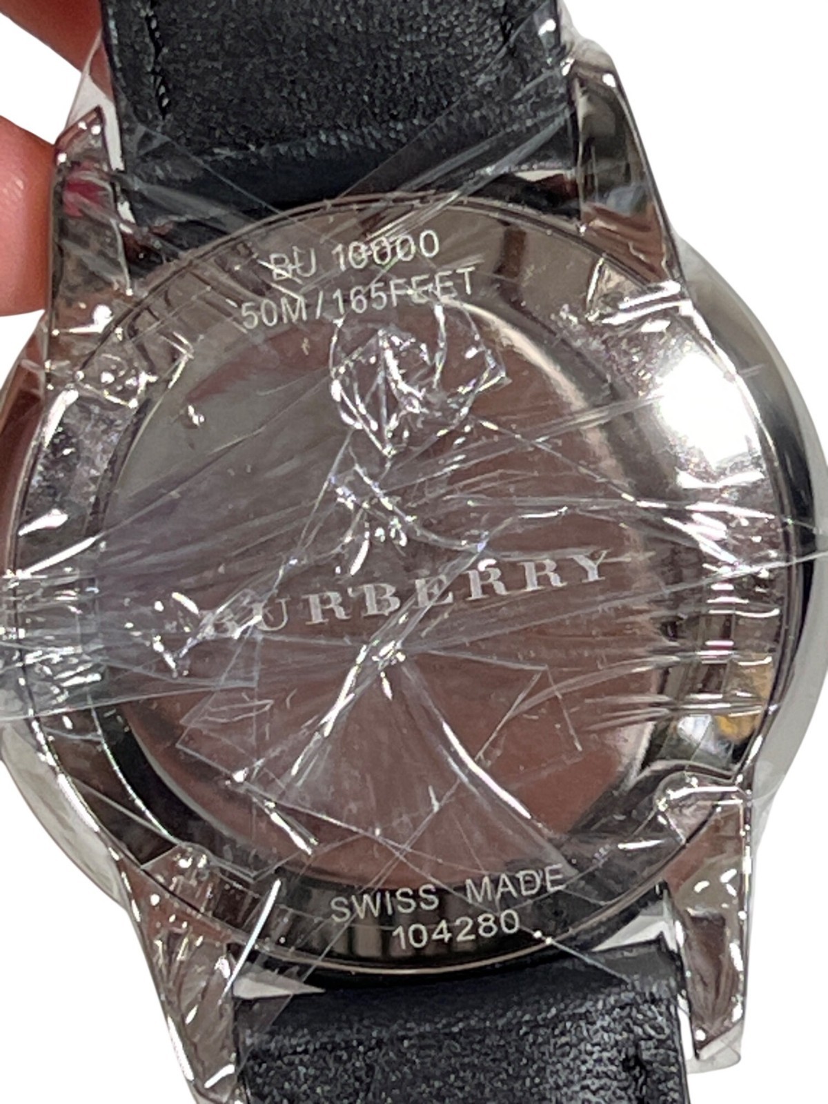 Burberry BU10000 The Classic Round Checked Steel Case Men’s Watch