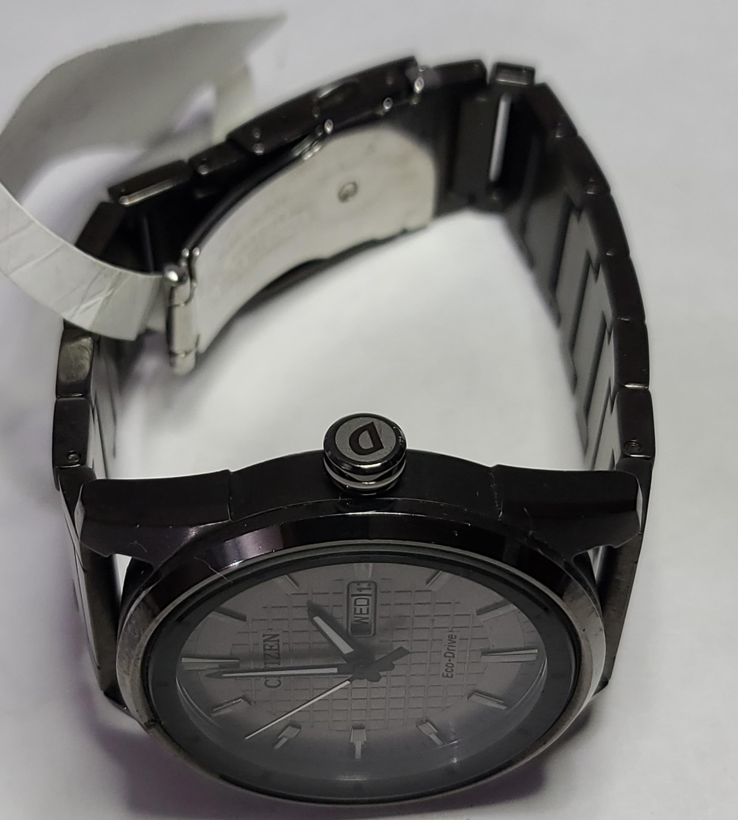 J800-S119251 CITIZEN ECO-DRIVE GRAY DIAL QUARTZ WATCH FOR MEN C5-74