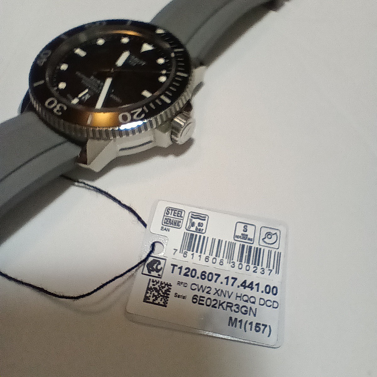 Tissot Seastar 2000 Professional Diver’s Mens Watch T1206071744100. 46 mm Case.
