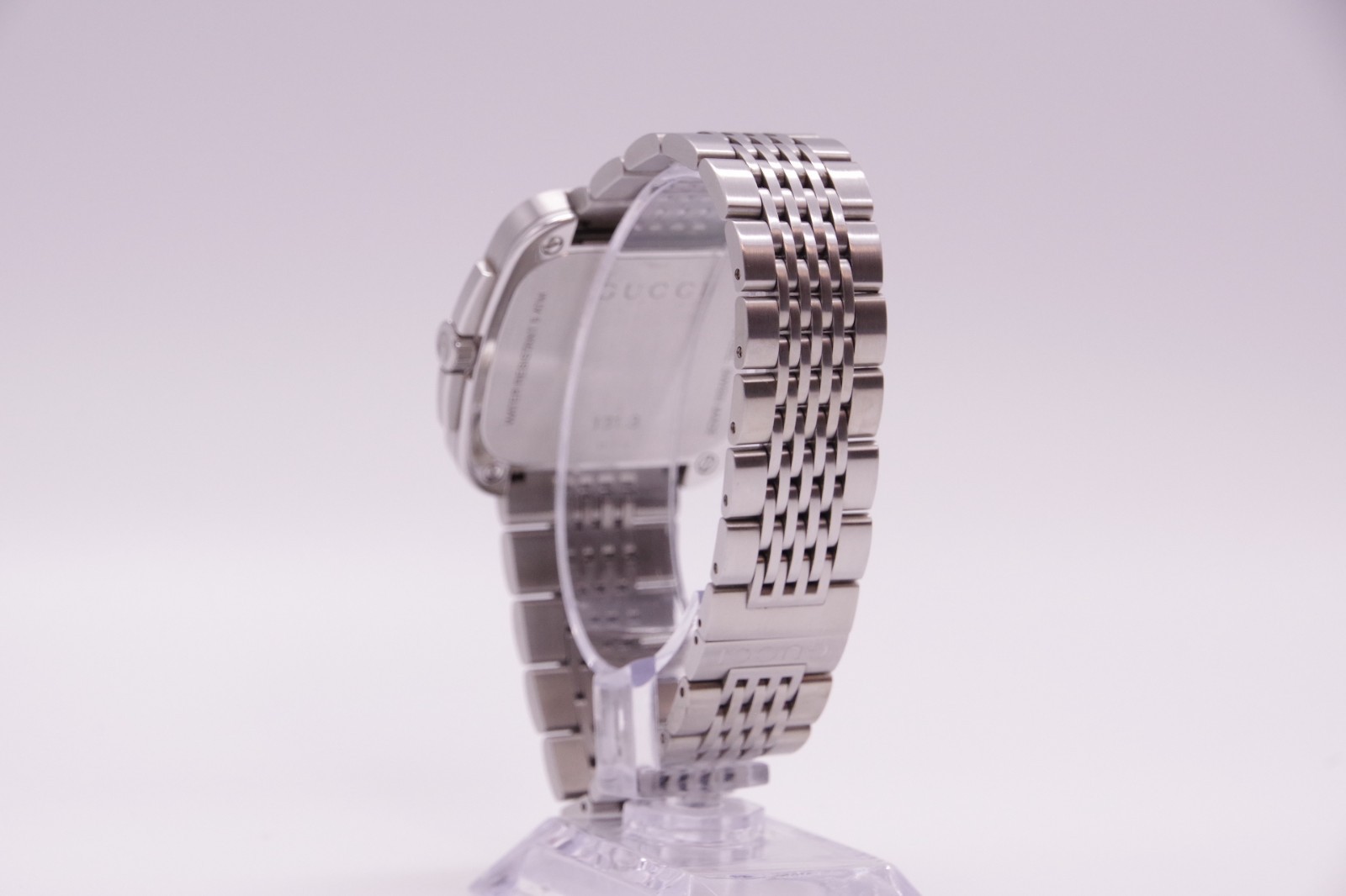 🎦New Batt [MINT w/Box] GUCCI Coupe 131.3 Black Dial Small Second Qz Men’s JAPAN