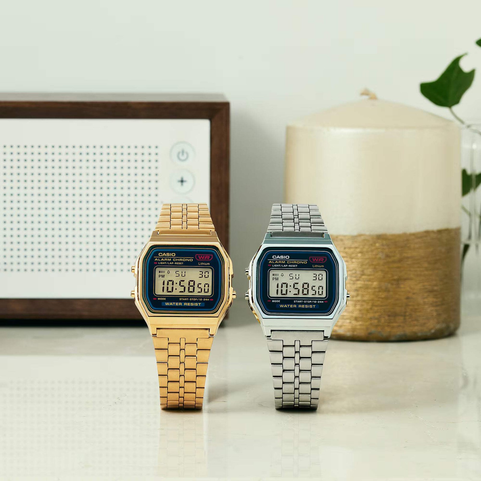 CASIO A159WGEA-1VT A159WGEA-1 A159 GOLD DIGITAL WATCH
