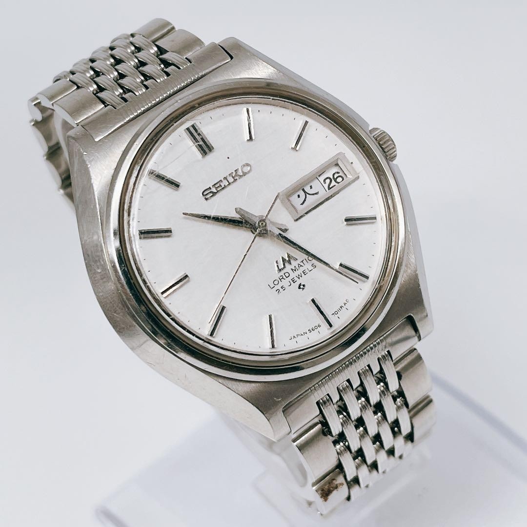 Working SEIKO LM day date vintage men’s 7019 7040