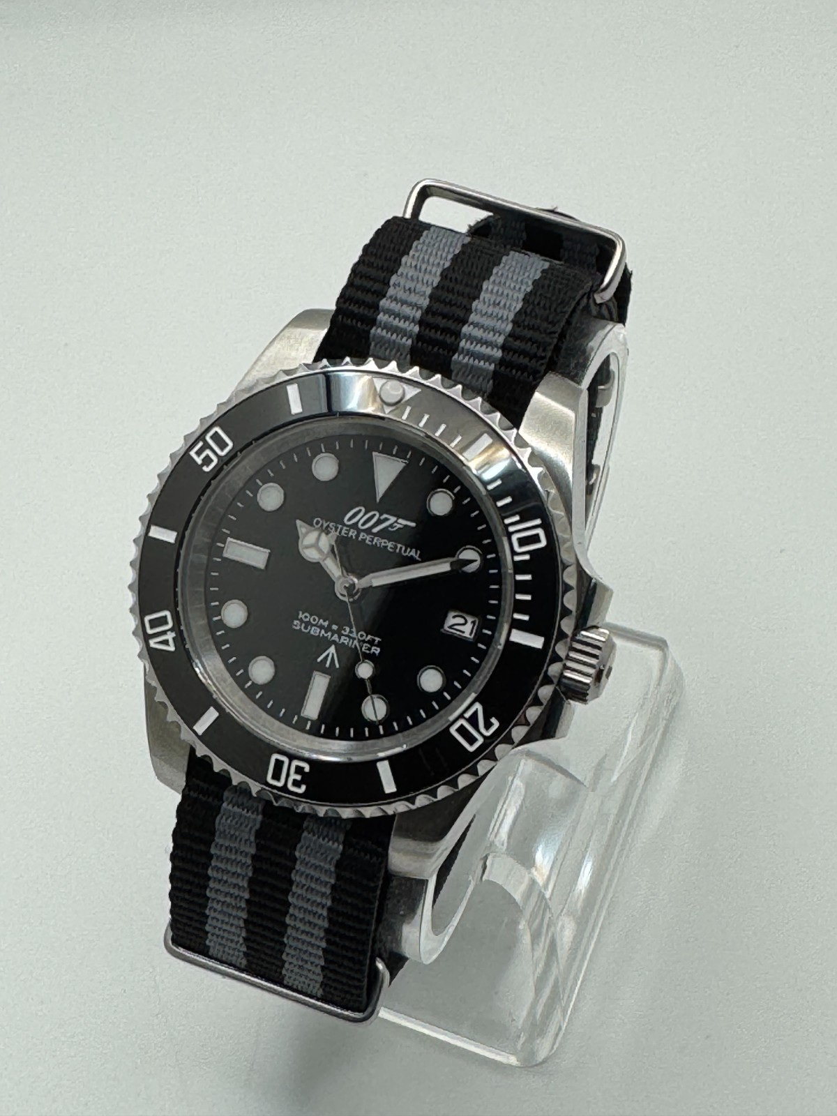 James Bond 007 BOND ‘Goldfinger’ Seiko NH35 Automatic Movement Watch Black