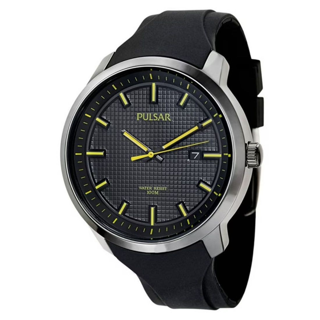 Pulsar Men’s Black Dial Quartz Watch PS9101