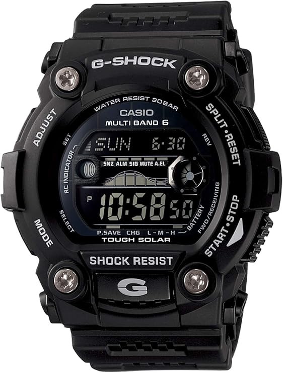 Casio GW-7900B-1JF G-SHOCK Tide Graph Solar Radio Black Men’s JDM Watch 80203_6