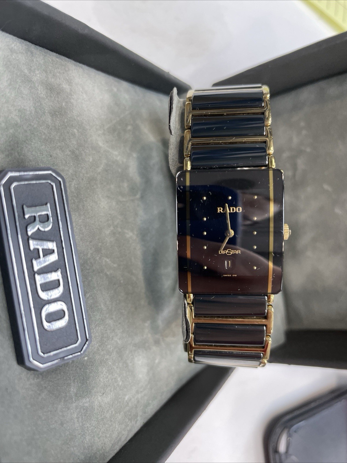RADO FLORENCE 160.0281.3N Ceramic Quartz Women’s Watch Sz. 6 3/4″